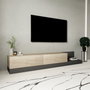Hanah Home Soporte para TV Major - Travertino, Anthracite